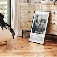 Tampa Print Black and White No 4, Tampa Wall Art, Tampa Poster, Tampa Photo, Tampa Wall Decor, Florida, USA, United States