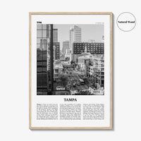 Tampa Print Black and White No 4, Tampa Wall Art, Tampa Poster, Tampa Photo, Tampa Wall Decor, Florida, USA, United States