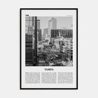 Tampa Travel B&W No 4 Poster