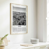 Tampere Print Black and White, Tampere Wall Art, Tampere Poster, Tampere Photo, Tampere Wall Décor, Tampere Map, Finland