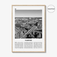 Tampere Print Black and White, Tampere Wall Art, Tampere Poster, Tampere Photo, Tampere Wall Décor, Tampere Map, Finland