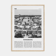 Tangerang Travel B&W Poster