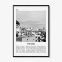 Tangier Print Black and White, Tangier Wall Art, Tangier Poster, Tangier Photo, Tangier Wall Décor, Tangier Map, Morocco