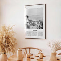 Tangier Print Black and White, Tangier Wall Art, Tangier Poster, Tangier Photo, Tangier Wall Décor, Tangier Map, Morocco