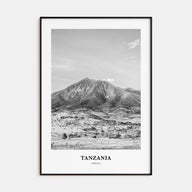 Tanzania Portrait B&W Poster