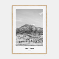 Tanzania Portrait B&W Poster