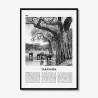 Tarangire National Park Print Black and White, Tarangire Wall Art, Tarangire Poster, Tarangire Photo, Tarangire Wall Décor, Tanzania