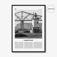 Tarrytown Print Black and White, Tarrytown Wall Art, Tarrytown Poster, Tarrytown Photo, Tarrytown Wall Décor, Tarrytown Map, New York, USA
