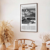 Tartu Print Black and White, Tartu Wall Art, Tartu Poster, Tartu Photo, Tartu Wall Décor, Tartu Map, Estonia