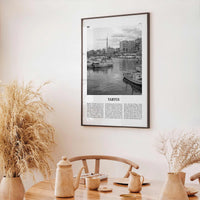 Tartus Print Black and White, Tartus Wall Art, Tartus Poster, Tartus Photo, Tartus Wall Décor, Tartus Map, Syria