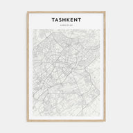 Tashkent Map Portrait Poster