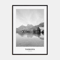 Tasmania Portrait B&W No 1 Poster