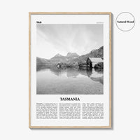 Tasmania Print Black and White No 2, Tasmania Wall Art, Tasmania Poster, Tasmania Photo, TAS, Tassie, Hobart, Australia, Oceania
