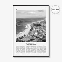 Tauranga Print Black and White, Tauranga Wall Art, Tauranga Poster, Tauranga Photo, Tauranga Wall Décor, Tauranga Map, New Zealand