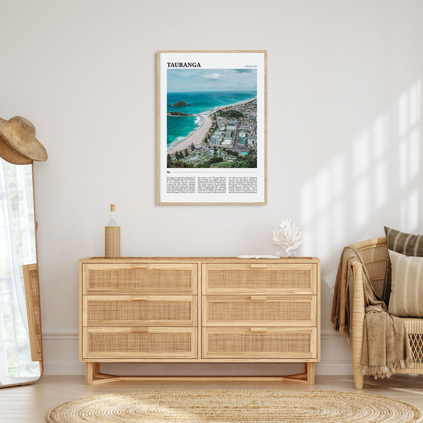 Tauranga Travel Color Poster