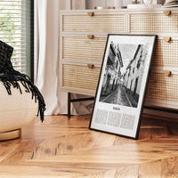 Taxco Print Black and White, Taxco Wall Art, Taxco Poster, Taxco Photo, Taxco Wall Décor, Taxco Map, Mexico