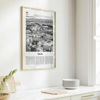 Tbilisi Print Black and White, Tbilisi Wall Art, Tbilisi Poster, Tbilisi Photo, Tbilisi Wall Décor, Georgia, თბილისი, Tiflis, Kura River