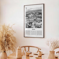 Tbilisi Print Black and White, Tbilisi Wall Art, Tbilisi Poster, Tbilisi Photo, Tbilisi Wall Décor, Georgia, თბილისი, Tiflis, Kura River