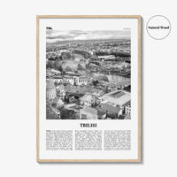 Tbilisi Print Black and White, Tbilisi Wall Art, Tbilisi Poster, Tbilisi Photo, Tbilisi Wall Décor, Georgia, თბილისი, Tiflis, Kura River