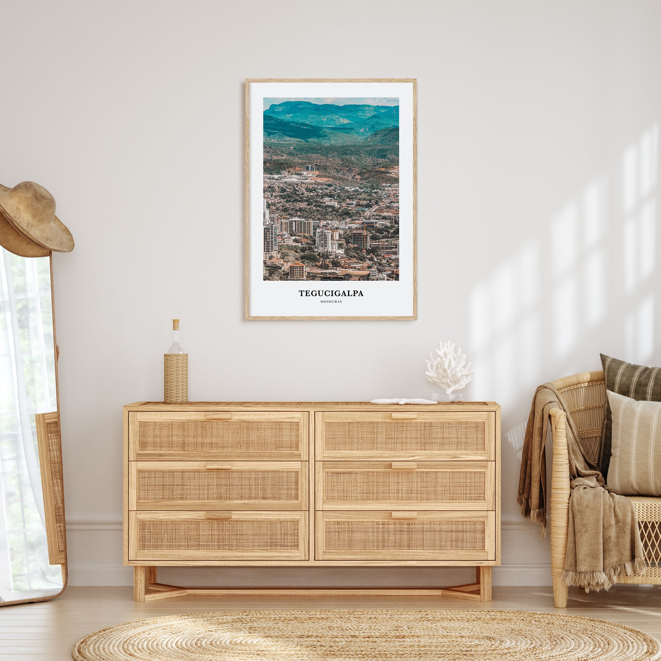 Tegucigalpa Portrait Color Poster