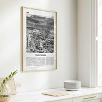 Tegucigalpa Print Black and White, Tegucigalpa Wall Art, Tegucigalpa Poster, Tegucigalpa Photo, Tegucigalpa Wall Décor, Honduras