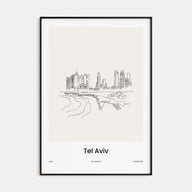 Tel Aviv Drawn Poster