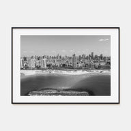 Tel Aviv Landscape B&W Poster