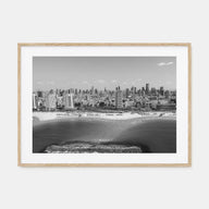 Tel Aviv Landscape B&W Poster