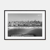 Tel Aviv Landscape B&W Poster