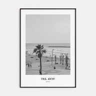 Tel Aviv Portrait B&W No 1 Poster