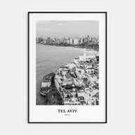 Tel Aviv Portrait B&W No 3 Poster