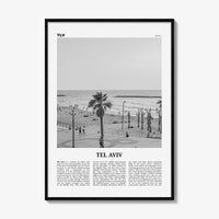 Tel Aviv Print Black and White No 3, Tel Aviv Wall Art, Tel Aviv Poster, Tel Aviv Photo, Tel Aviv Wall Decor, Israel, תל אביב ישראל