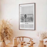Tel Aviv Print Black and White No 3, Tel Aviv Wall Art, Tel Aviv Poster, Tel Aviv Photo, Tel Aviv Wall Decor, Israel, תל אביב ישראל