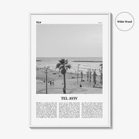 Tel Aviv Print Black and White No 3, Tel Aviv Wall Art, Tel Aviv Poster, Tel Aviv Photo, Tel Aviv Wall Decor, Israel, תל אביב ישראל