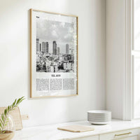 Tel Aviv Print Black and White No 4, Tel Aviv Wall Art, Tel Aviv Poster, Tel Aviv Photo, Tel Aviv Wall Decor, Israel, תל אביב ישראל
