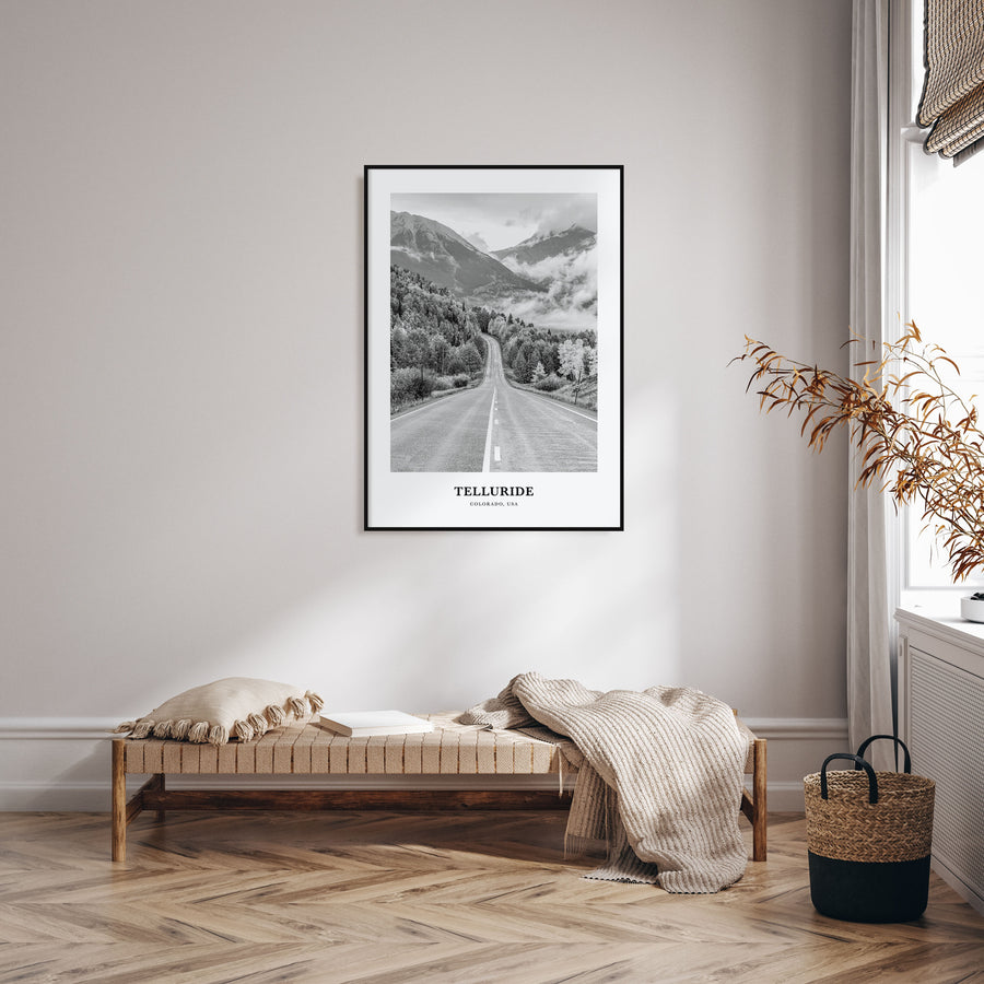 Telluride Portrait B&W No 1 Poster