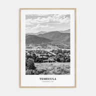 Temecula Portrait B&W Poster
