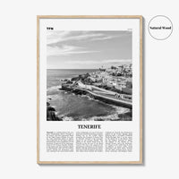Tenerife Print Black and White, Tenerife Wall Art, Tenerife Poster, Tenerife Photo, Canary Islands, Spain, Canarias, España, Europe