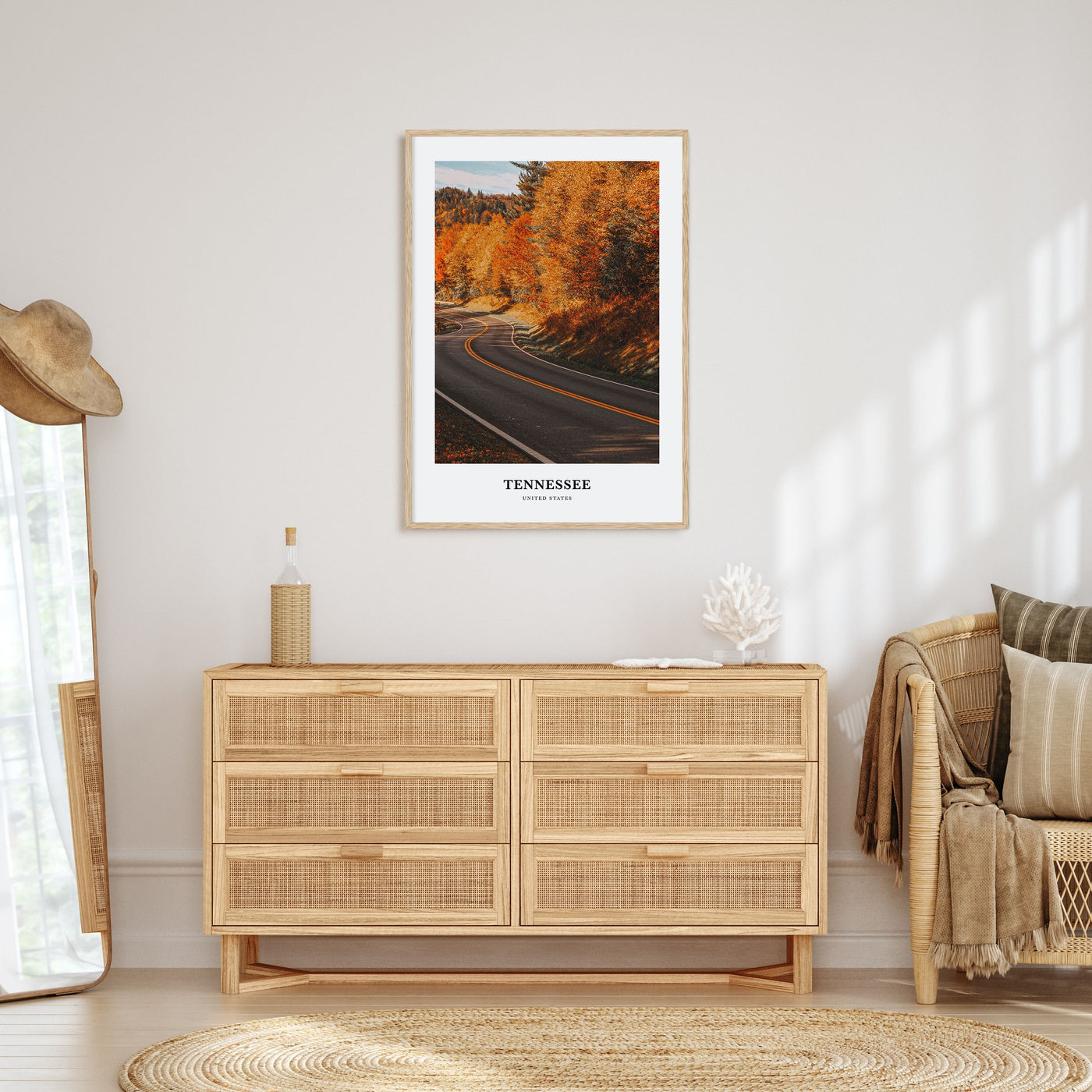 Tennessee Portrait Color No 2 Poster