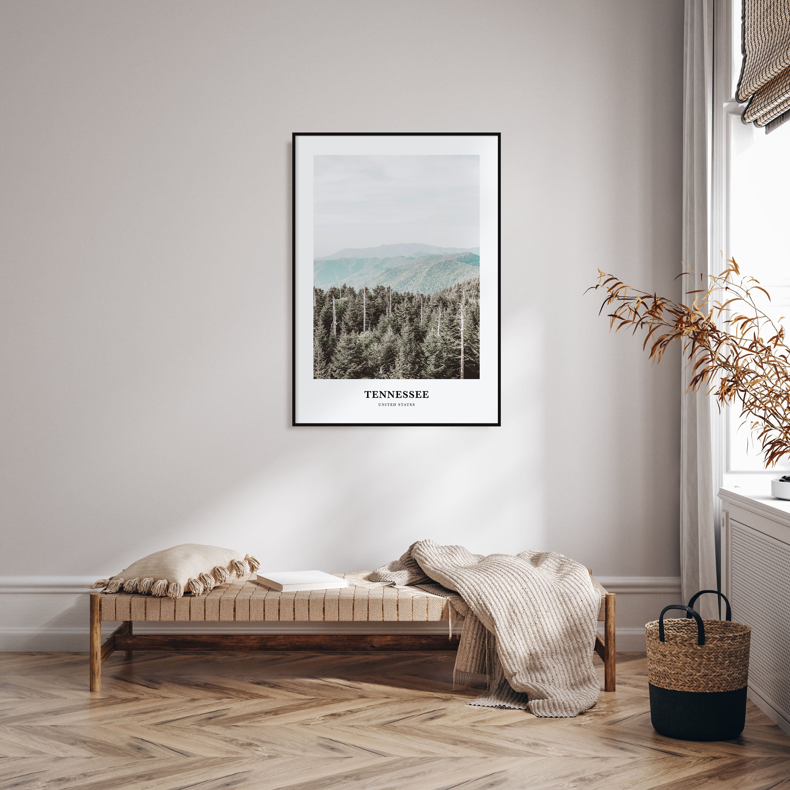 Tennessee Portrait Color No 3 Poster