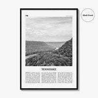 Tennessee Print Black and White No 1, Tennessee Wall Art, Tennessee Poster, Tennessee Photo, Tennessee Decor, USA, United States