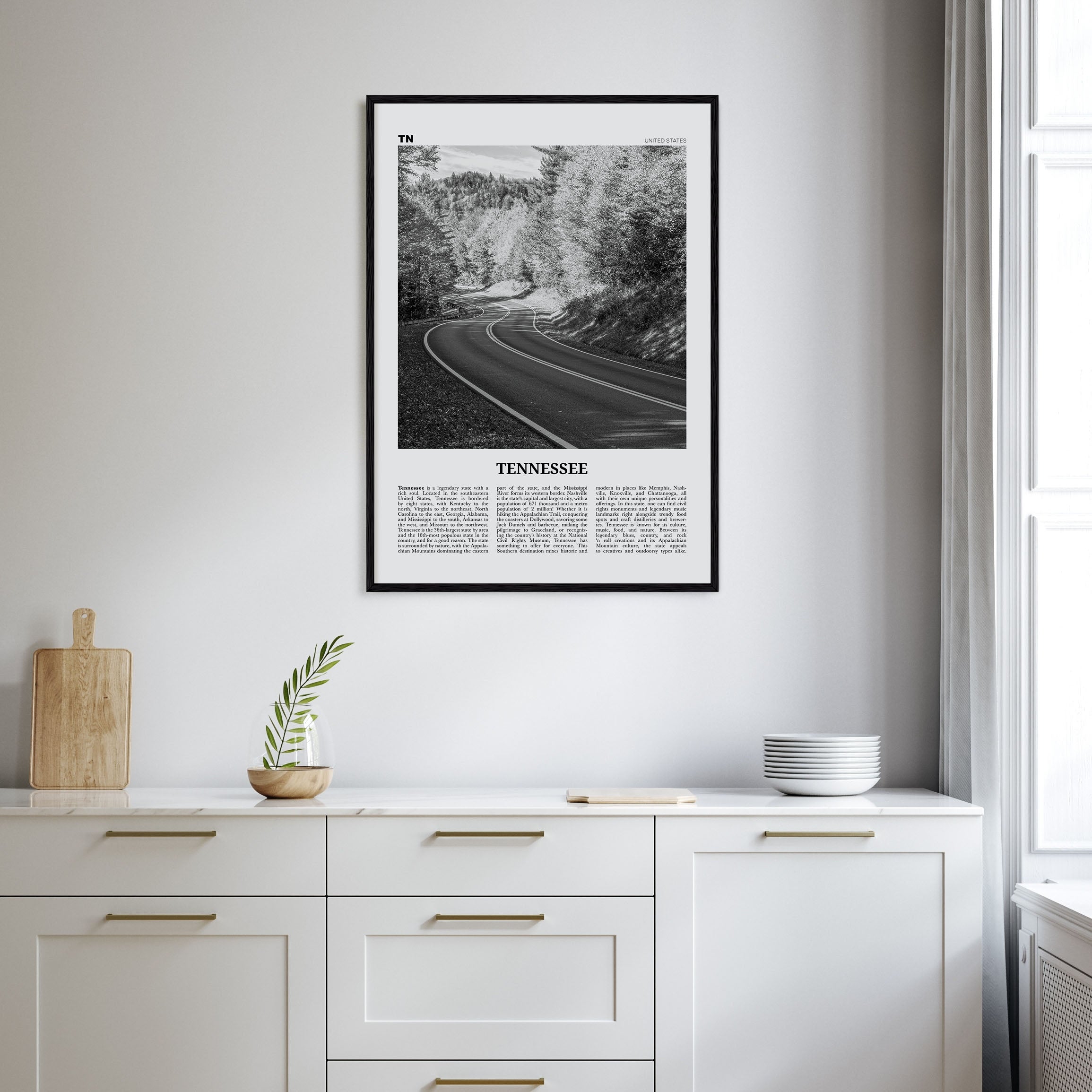 Tennessee Travel B&W No 2 Poster