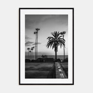 Tennis Court Photo B&W No 2 Poster