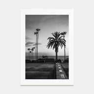 Tennis Court Photo B&W No 2 Poster