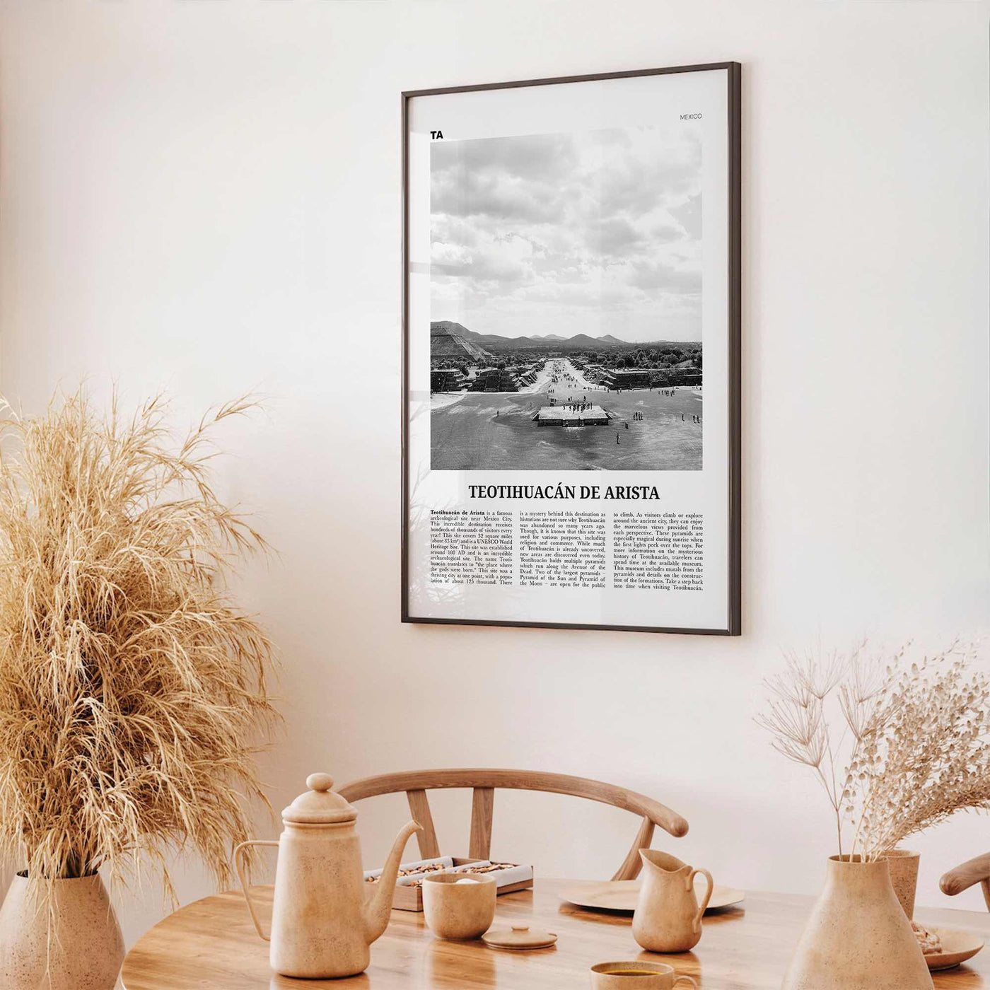 Teotihuacan De Arista Print Black and White, Teotihuacán de Arista Wall Art, Teotihuacán de Arista Poster, Teotihuacán de Arista Photo