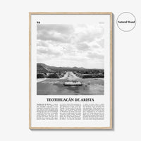 Teotihuacan De Arista Print Black and White, Teotihuacán de Arista Wall Art, Teotihuacán de Arista Poster, Teotihuacán de Arista Photo