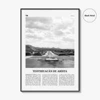 Teotihuacan De Arista Print Black and White, Teotihuacán de Arista Wall Art, Teotihuacán de Arista Poster, Teotihuacán de Arista Photo