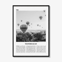 Teotihuacan Print Black and White, Teotihuacan Wall Art, Teotihuacan Poster, Teotihuacan Photo, Teotihuacan Wall Décor, Mexico