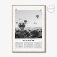 Teotihuacan Print Black and White, Teotihuacan Wall Art, Teotihuacan Poster, Teotihuacan Photo, Teotihuacan Wall Décor, Mexico