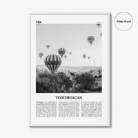 Teotihuacan Print Black and White, Teotihuacan Wall Art, Teotihuacan Poster, Teotihuacan Photo, Teotihuacan Wall Décor, Mexico